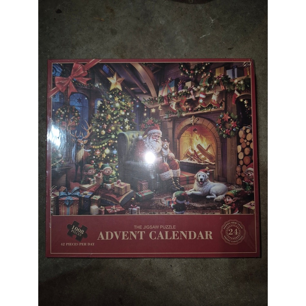 24 Day Advent Calendar 2025 1008 PC Jigsaw Puzzle 24 Boxes Christmas S20